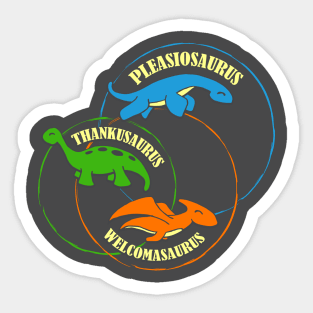 Be A Politasaurus Sticker